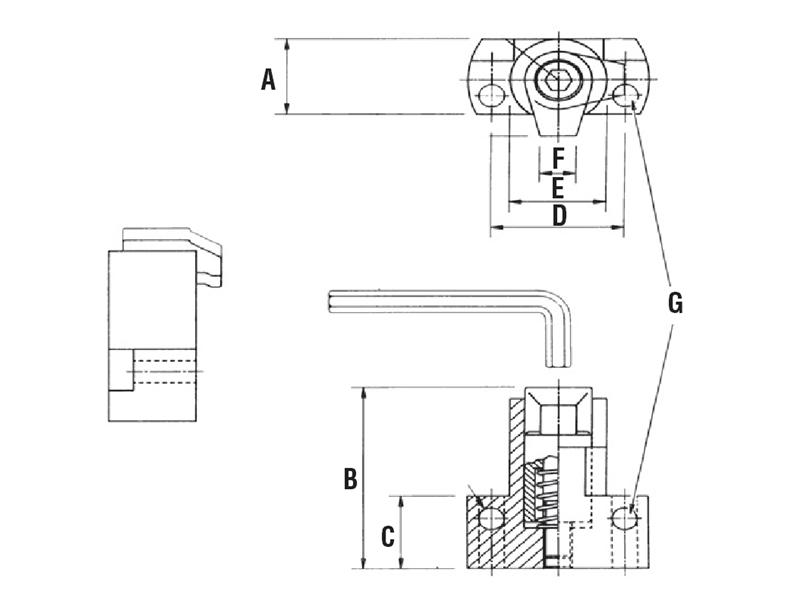Swing Cam Clamps Heavy Duty Swing Cam Clamps Manual Toggle Clamps